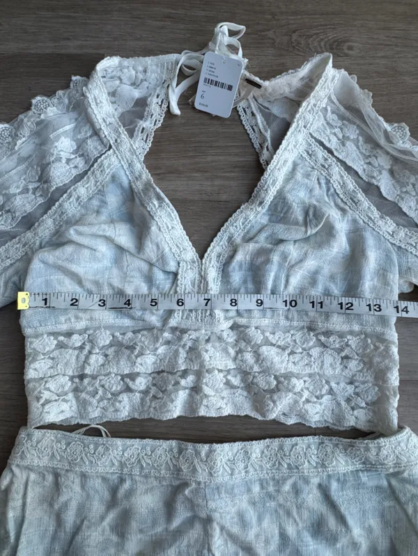 Free People Prairie Dawn Set Cottagecore Sz 6 - Image 9