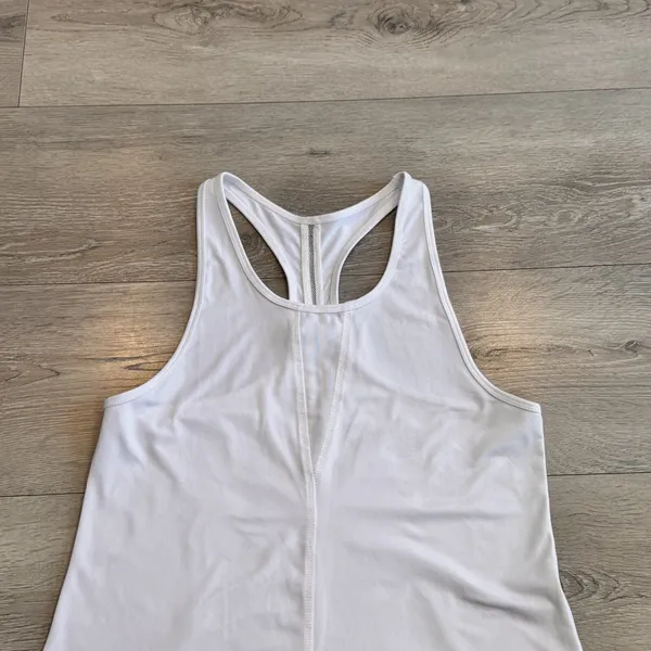 Zyia Active White Effortless‎ Mesh Racerback Tank Size Medium M Top Shirt - Image 4