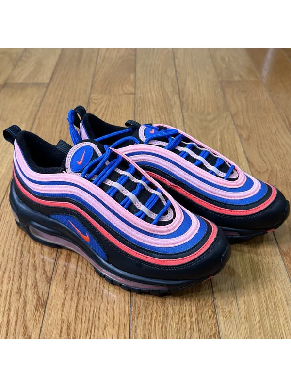 Size US 6Y Nike Air Max 97 GS Black Pink Blue (CT1578-001) Women’s US 7.5 - Image 8