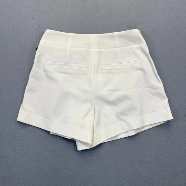 Alice + Olivia White Belted Pleated Skort Size 0 High Waisted Mini Skirt Shorts - Image 11