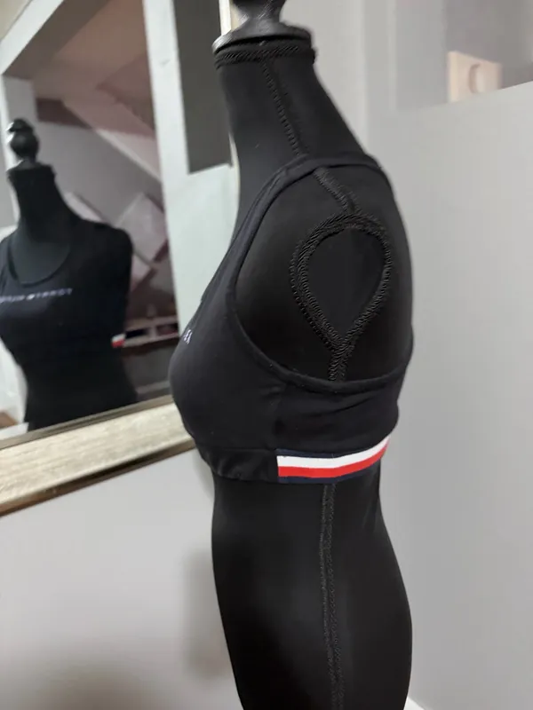 Tommy Hilfiger Logo Y2K Sports Bra Size Small - Image 2