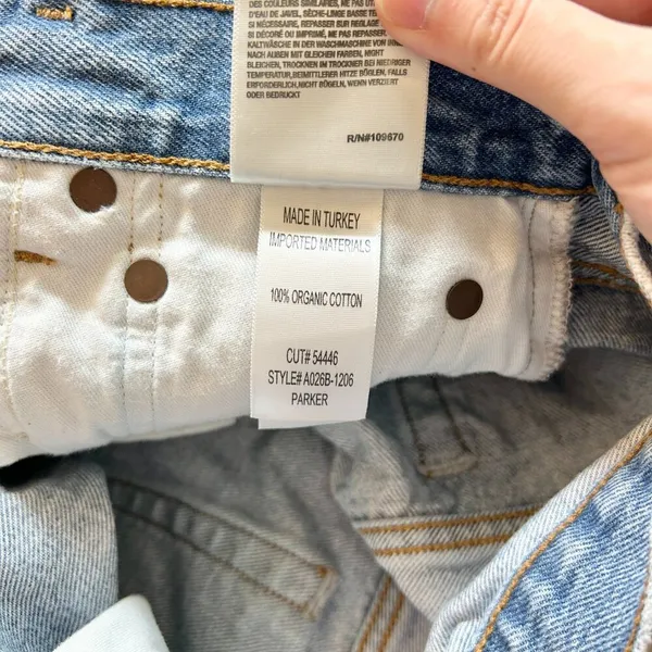 AGOLDE Parker Shorts in Encore Distressed Size 24 - Image 7