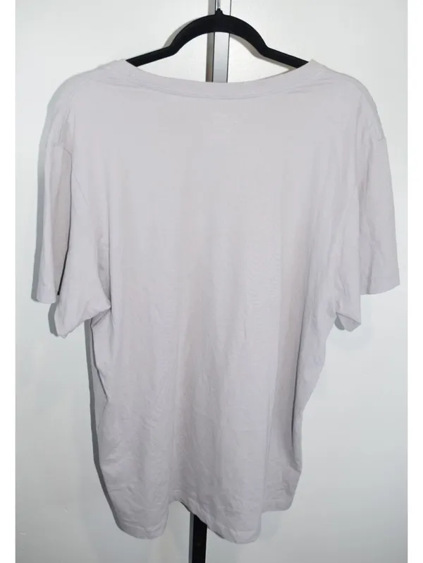 Nike Dri-Fit Gray "Just Never Stop" Graphic T-Shirt Size XL Short Sleeve - Image 2