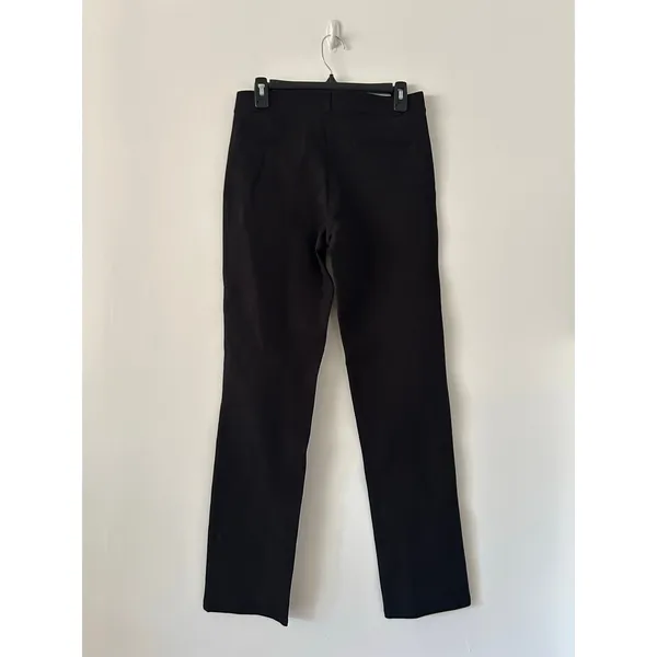 Quince Ultra-Stretch Ponte Straight Leg Pants Black Size M - Image 5