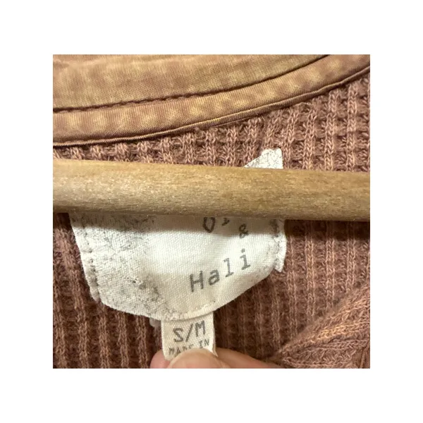 Oli & Hali Small Medium Distressed Cotton Button Up Tunic Free People Boho - Image 4