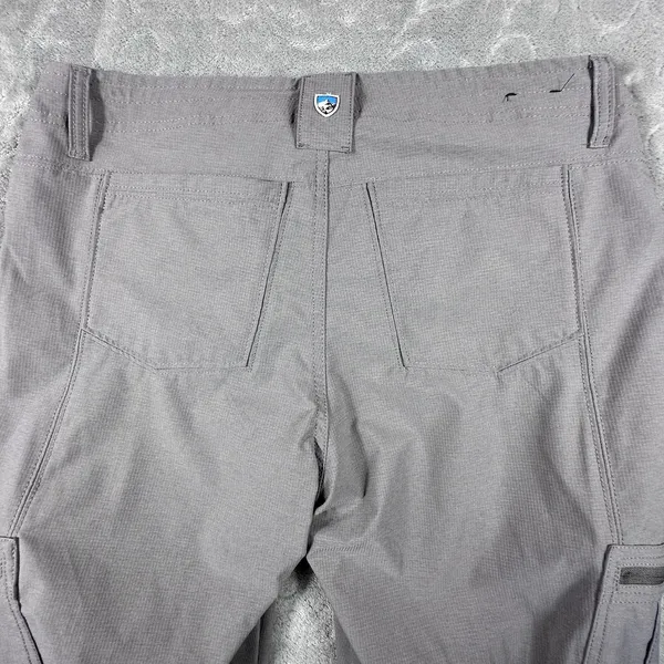 Kuhl Womens Cargo Pants Size 10 Grey Hiking Outdoor Utility USA Camping 32 X 30 - Image 12