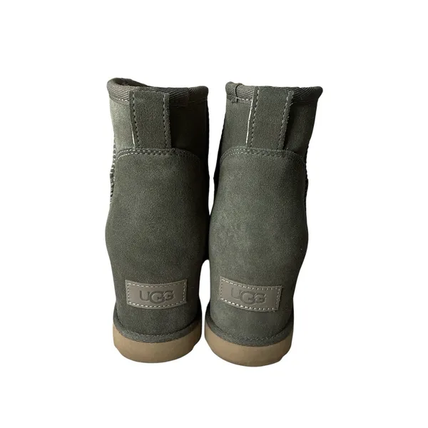 UGG‎ Women's Classic Femme Boots Mini Wedge Heel Size 11 Suede Leather - Image 3