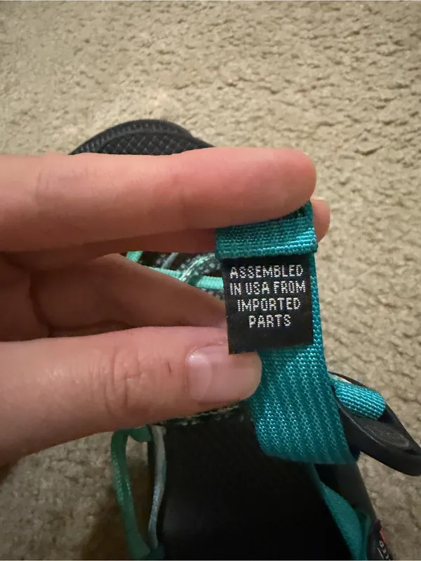 Chaco Z/2 Unaweep Vibram Sport Sandals Teal Black Approximate Size 8 - Image 4