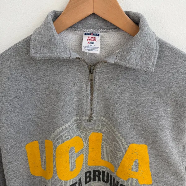 UCLA Fraternity Long Sleeve Cropped Top - Image 5