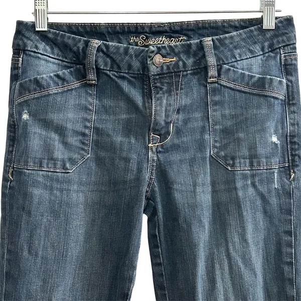 Old Navy Women's Bootcut Jeans Size 6 Blue Stretch Denim‎ 5-Pocket - Image 2