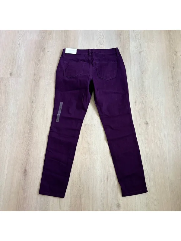 Loft NWT Women's Purple Modern Skinny Jeans Size 8P - Image 8
