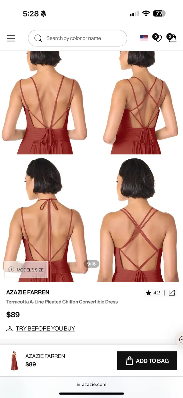 Azazie Farren Dress - Image 6