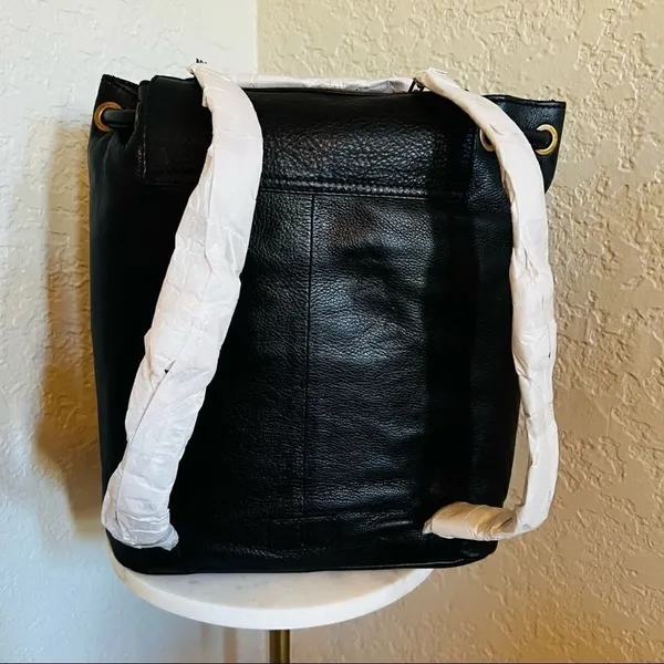 Frye Jade Studded‎ Leather Backpack, ADJUSTABLE Chain/Leather Strap, Black, NWT - Image 9