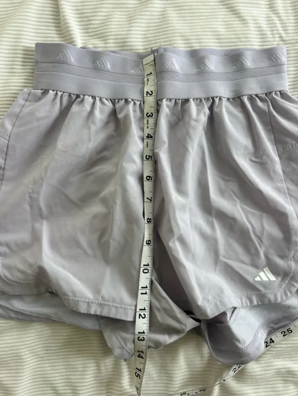 Adidas Lavender Running Shorts - Image 7
