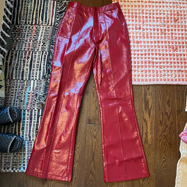 Princess Polly Leather Pants Faux - Image 3