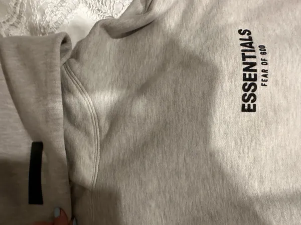 Fear of God Essentials hoodie Greay - Image 2
