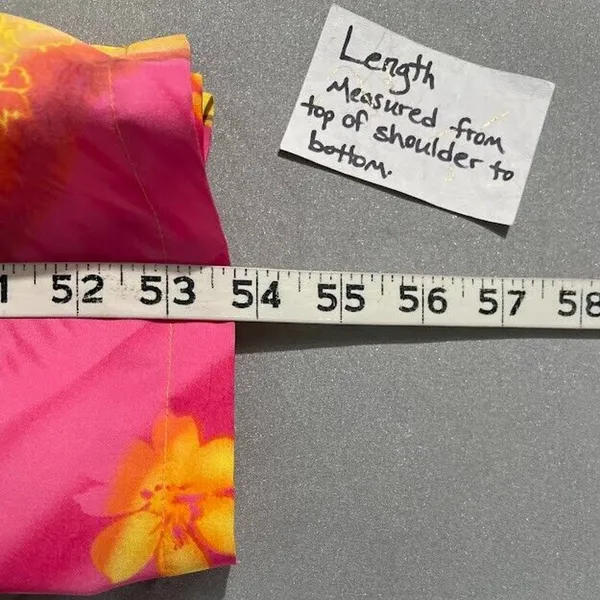 Spago Dress Size 16 Flower Power Bright Dopamine Floral Sleeveless Festival 60s - Image 11