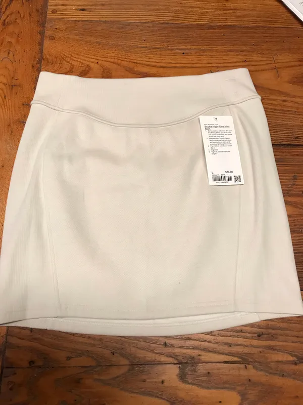 NWT Lululemon Scuba High-Rise Mini Skirt sz L - Image 5