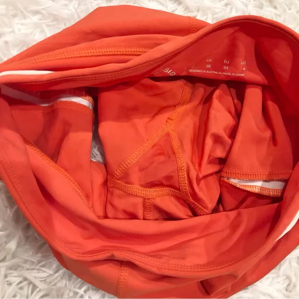 The Upside Mallorca Mini Spin Short Melon Matte Orange 4‎ - Image 6