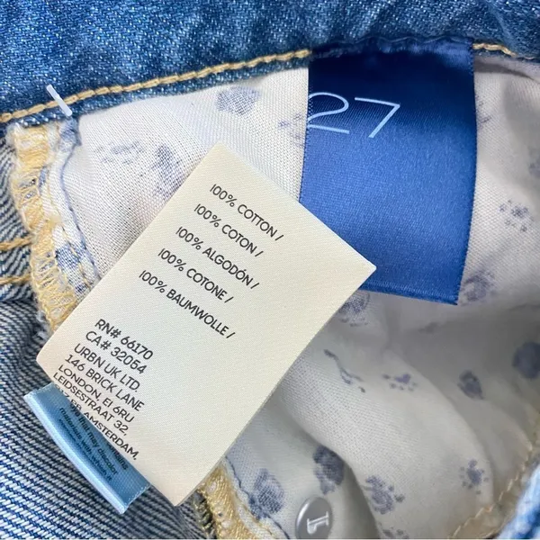 NWT Anthropologie Pilcro Joey High Rise Straight Jeans Size 27 - Image 11