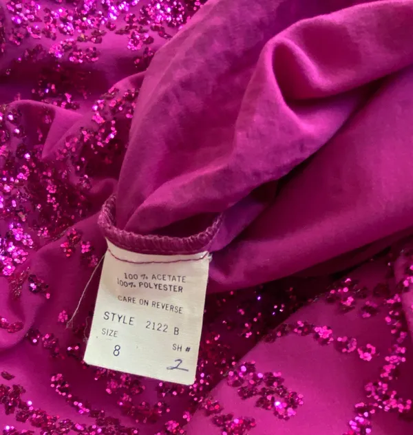 Vintage 90s Pink Sequins Maxi Skirt 🔥 - Image 3