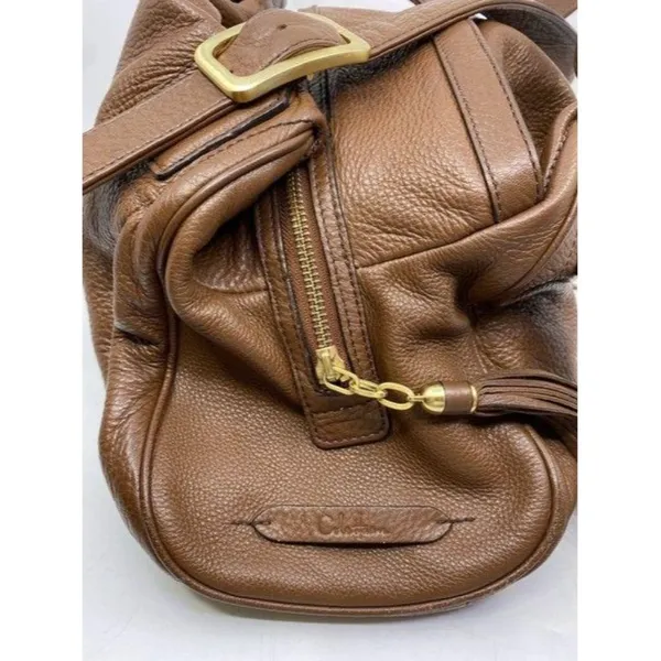 cole haan brown leather shoulder bag - Image 6