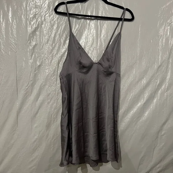 Intimately Free People Sterling Hang On Halter Slip Dress Size Medium - Image 2