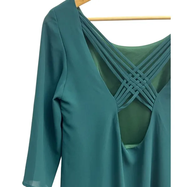 Tobi Mini Dress with Strappy Back Detail size Small - Image 3