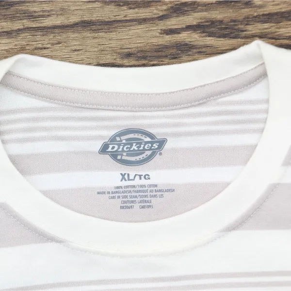 NEW Dickies Womens Remanufactured Baggy Utility Pocket T-Shirt Tee Gray Multi XL - Image 3