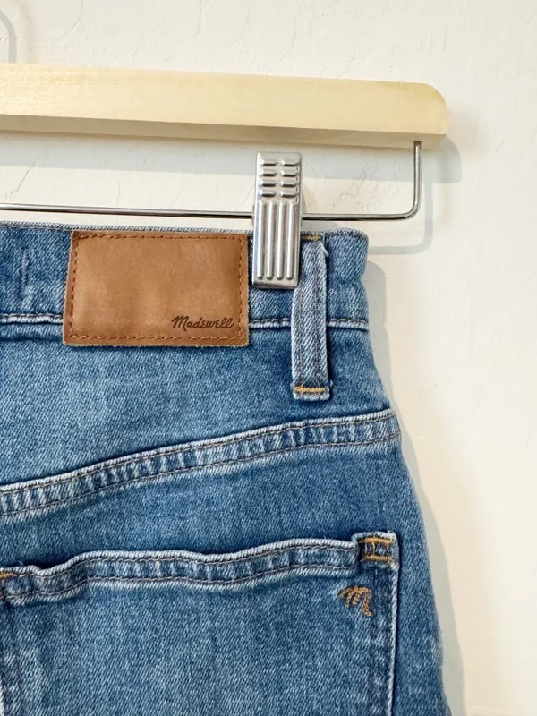 Madewell‎ Slim Wide Leg Jeans 23 Olympia High Rise Button Fly Quiet Luxury 90s - Image 8