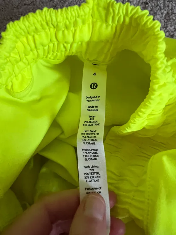 Lululemon Neon Yellow,  Skirt - Image 3