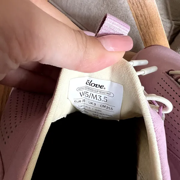 Clove Unisex Forte Canyon Pink Custard Nursing Sneakers Size W 5 M 3.5 - Image 7