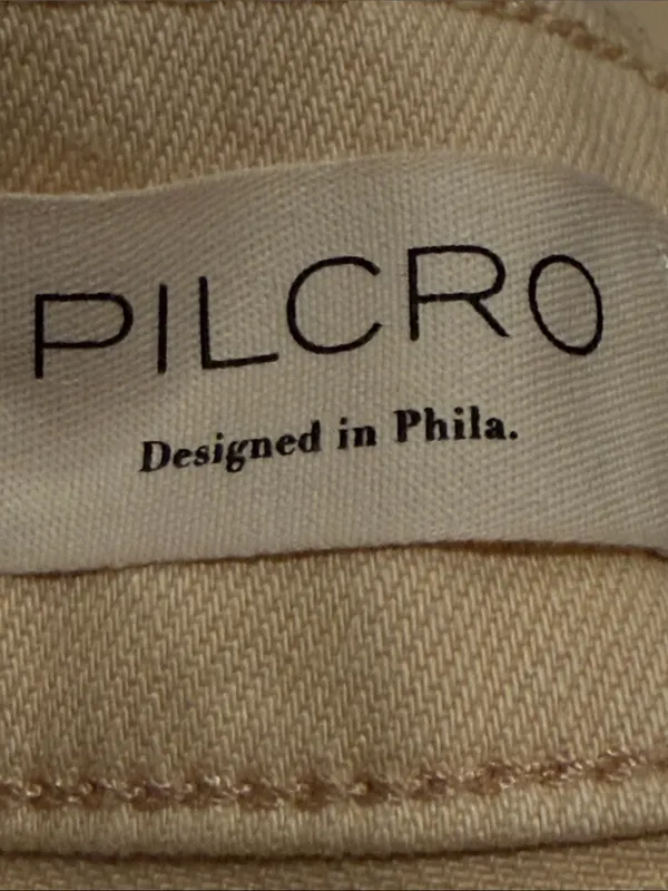 Pilcro Cream Cargo Jeans for Women 28 - Image 4