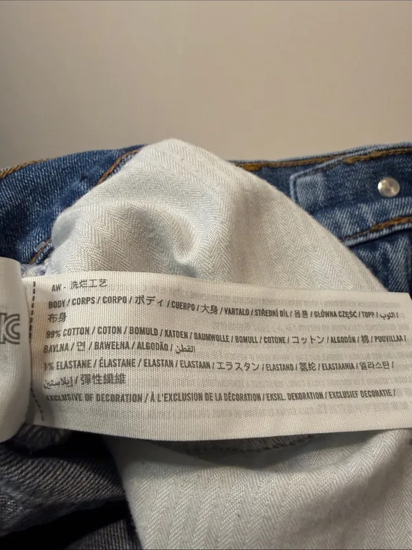 Abercrombie & Fitch Curve Love The Ankle Straight Ultra High Rise Jeans SZ 25/0 - Image 5
