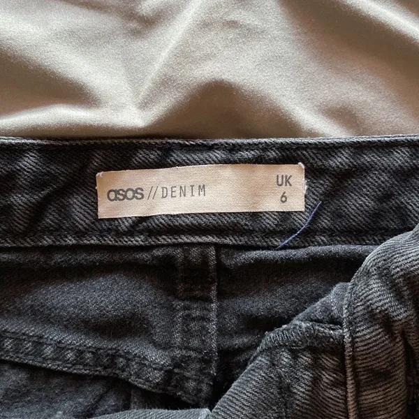 ASOS Black Denim Skirt - Image 4