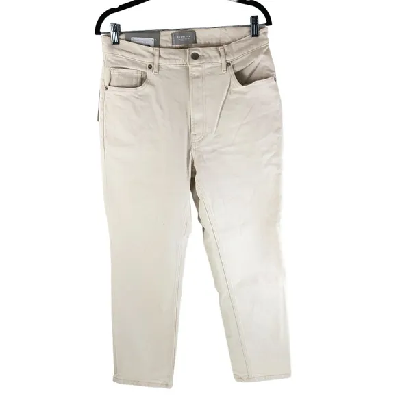 Everlane Womens The Original Cheeky Jean Ecru Ivory 30 Crop - Image 4