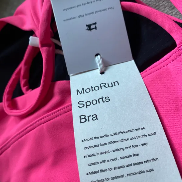 MotoRoto MotoRun Padded Strappy Yoga Bras - Image 8