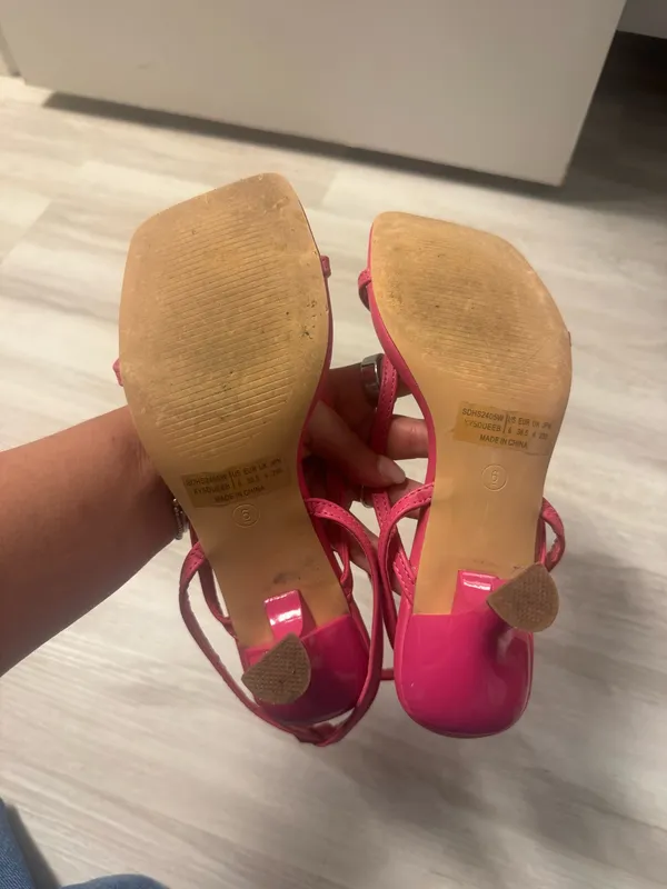 Hot Pink Dream Paris Kitten Heels - Image 5