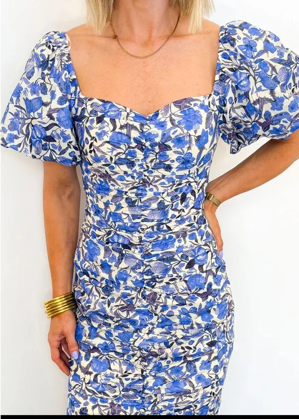Boutique Midi dress Blue - Image 3