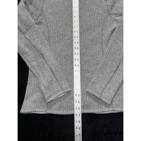 Patagonia Women's Light Gray Cable Jacket Full Zip Size Medium - Image 7
