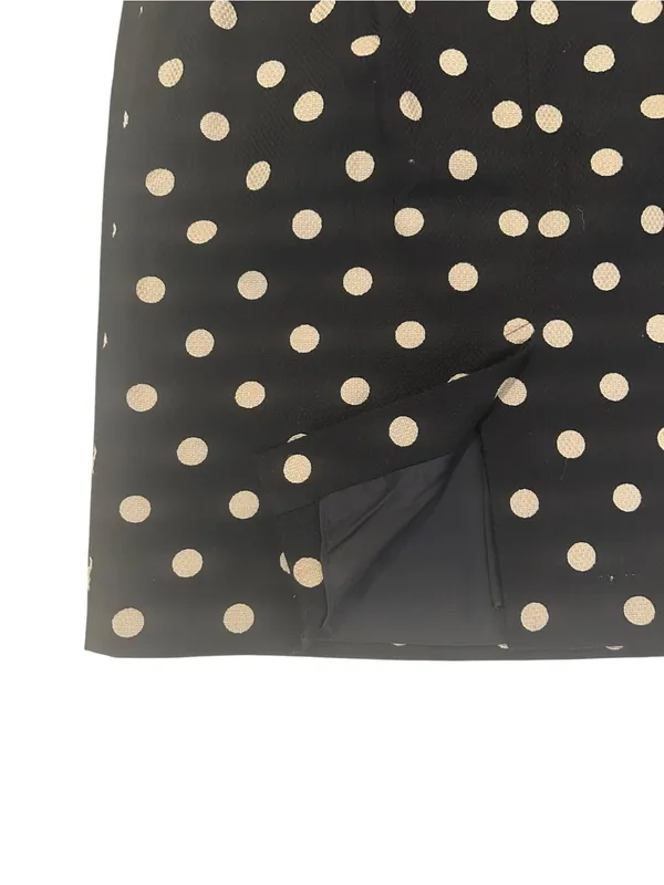 Boden‎ Black Sheath Dress with Tan Polka Dots - Image 5