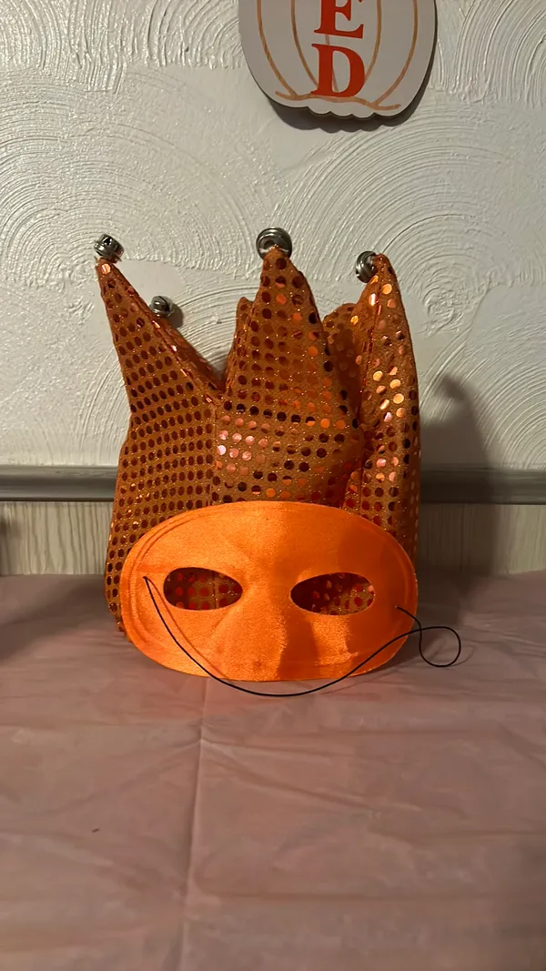 Halloween mask Orange Size undefined - Image 3