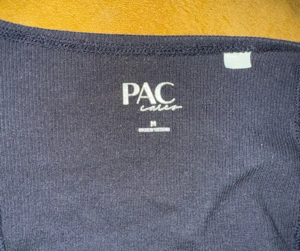 PAC Corset Bow Crop Top Black Size M - Image 8