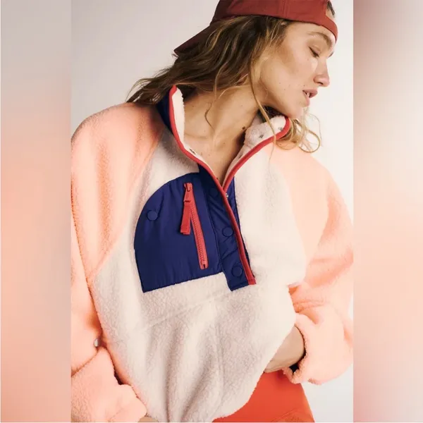 FP Movement Free People Hit The Slopes Colorblock Pullover - Image 2
