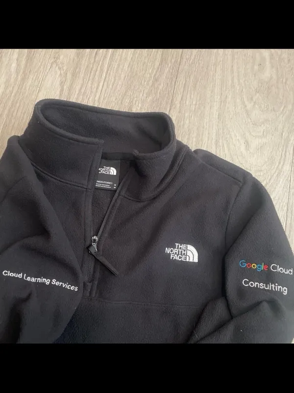 The North Face Black Half-Zip Fleece Pullover - Image 2