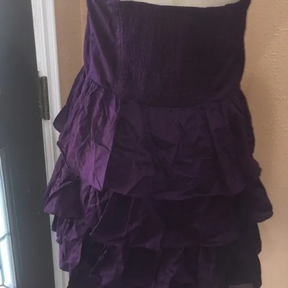 Express strapless ruffled dress - Image 4