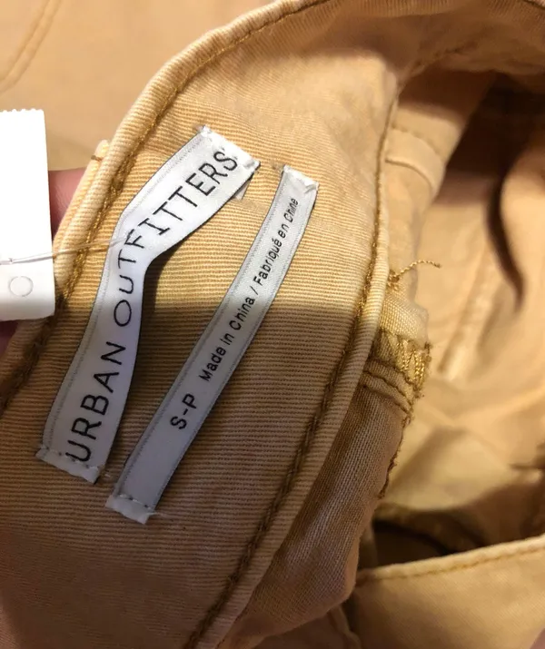 Urban Outfitters Mustard yellow cargo skirt never worn - Image 5