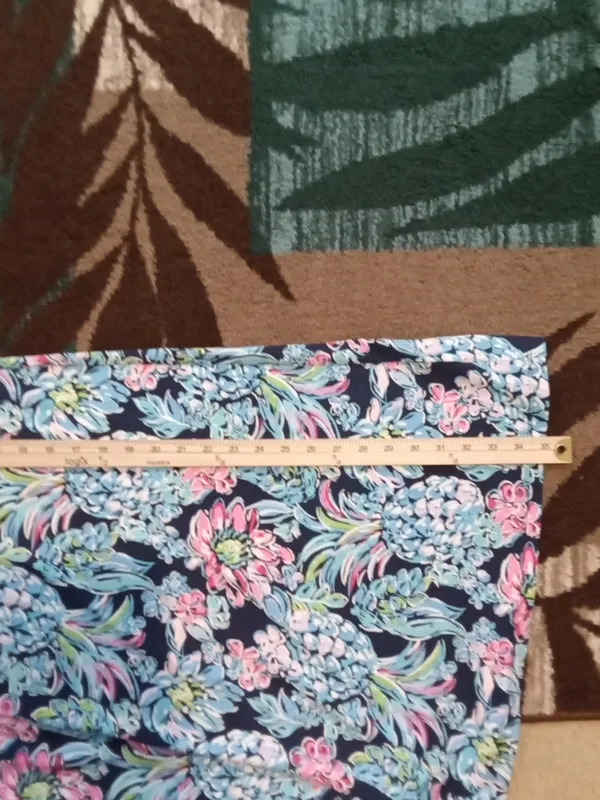 Lilly Pulitzer Kaisley Dual Neck Dress High Tide Navy Pineapple Paradise Womens - Image 9