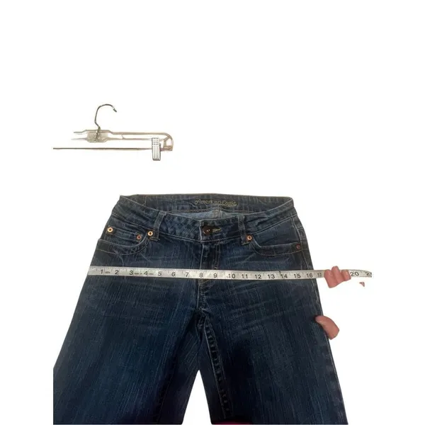 American Eagle Straight-Stretch  77 Jeans Sz 4 - Image 7