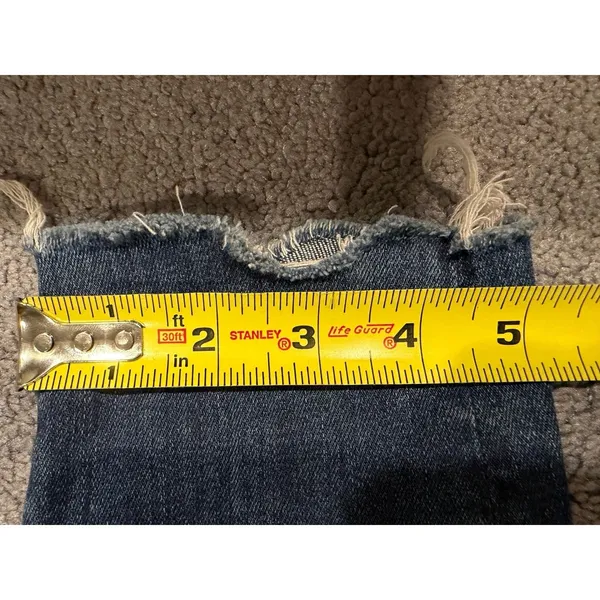 Mother Looker Ankle Chew Jeans Breaking The Law Distressed Skinny 29 - Image 16